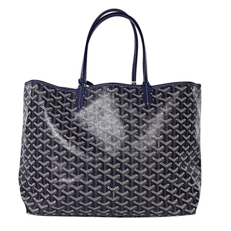 saint louis tote blue Goyard